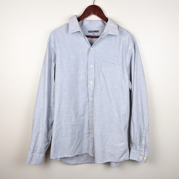 Van Heusen Shirts Van Heusen Button Down Dress Cotton Shirt Size L